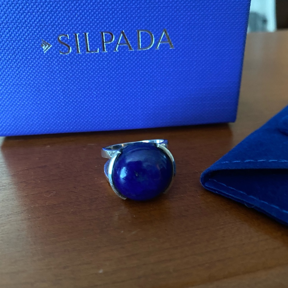 Silpada blue lapis size 5 ring